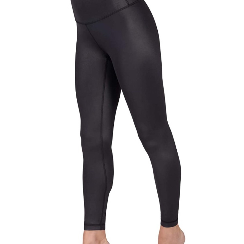 Womens High Waisted Shine Leggings